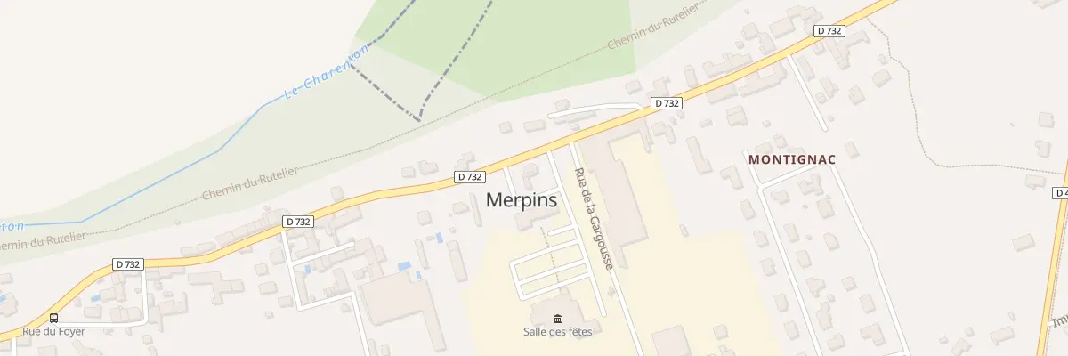 Plan du 572 Av de Montignac à Merpins