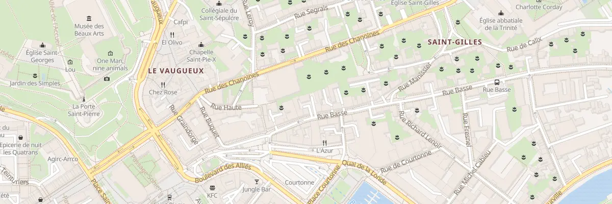 Plan du 43B Rue Basse à Caen