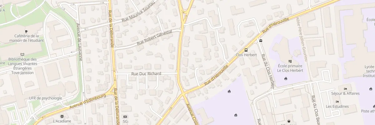 Plan du 30 Rue de Lebisey à Caen