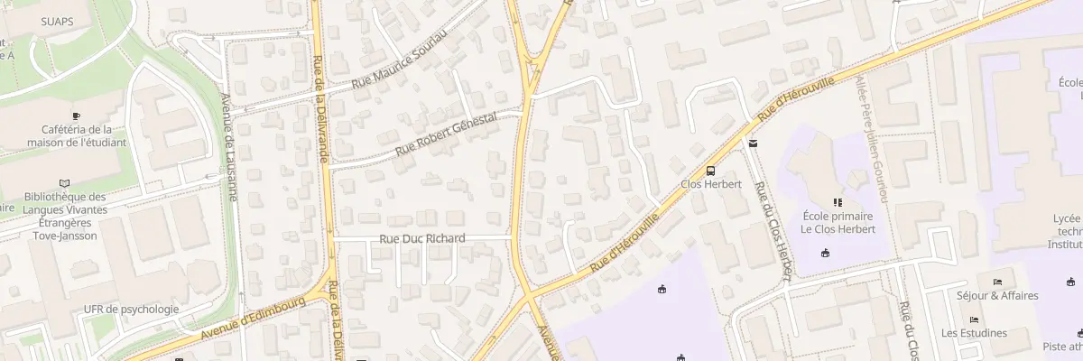 Plan du 32 Rue de Lebisey à Caen