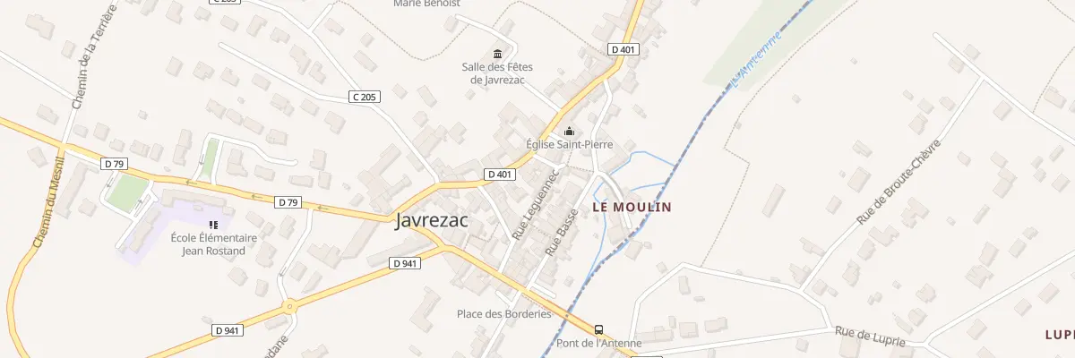 Plan du 3T Rue Leguennec à Javrezac