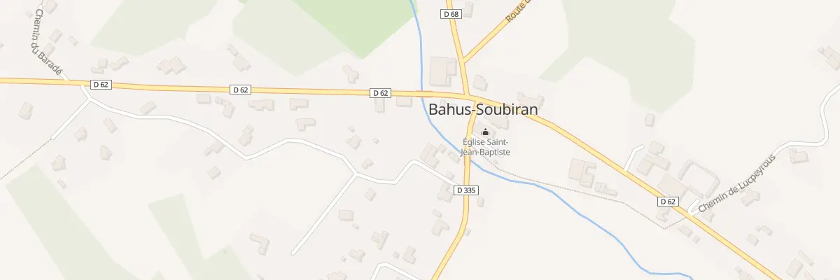 Plan du 90B Rte de Saint-loubouer à Bahus-Soubiran