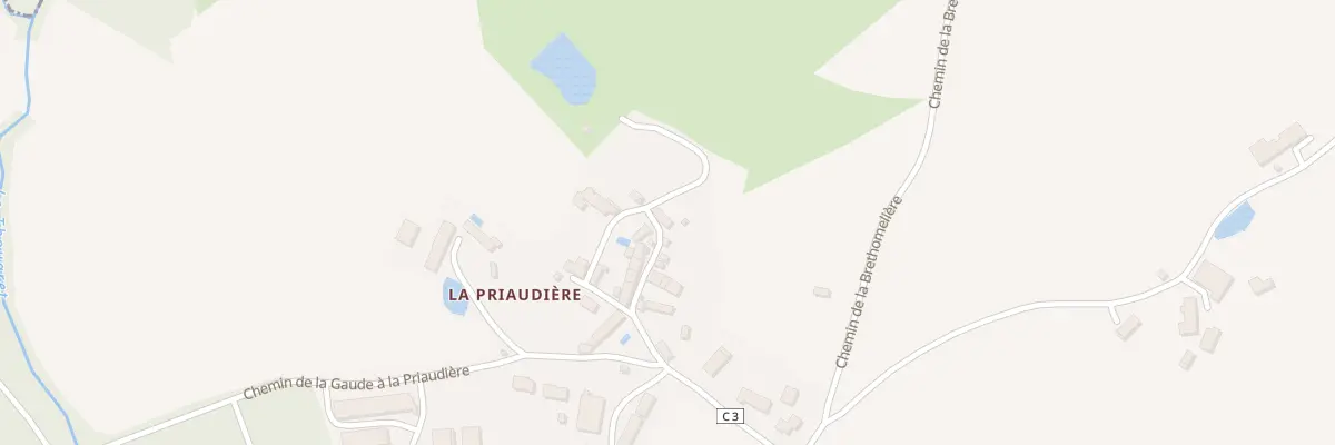 Plan du 11 La Priaudière à Chiché
