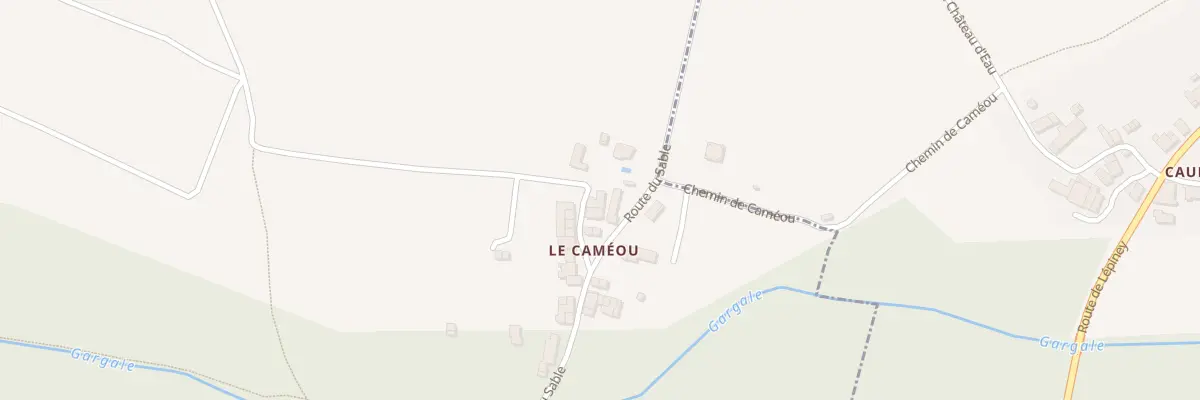 Plan du 158 Cameou à Illats