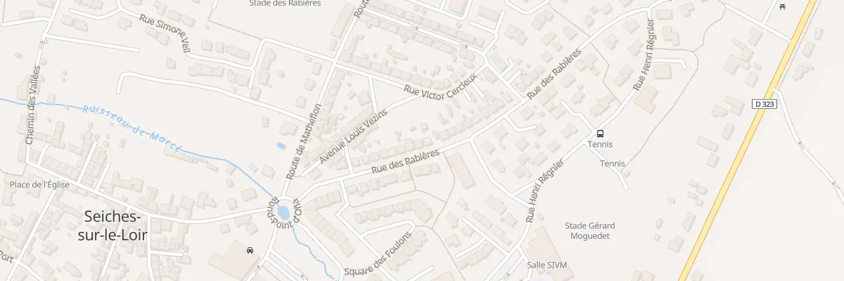 Plan du 17 Rue des Rabières à Seiches-sur-le-Loir