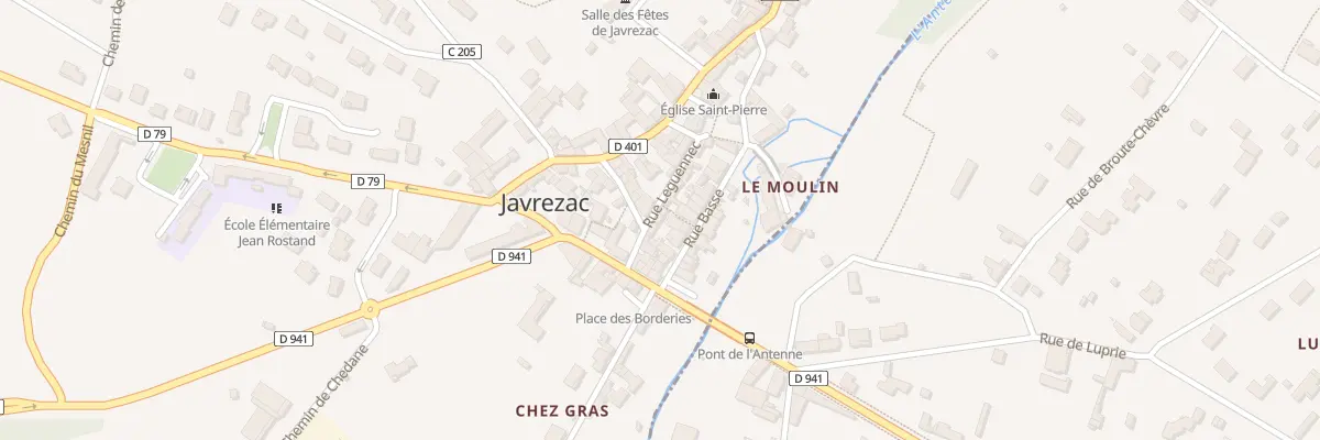 Plan du 4 Rue Leguennec à Javrezac