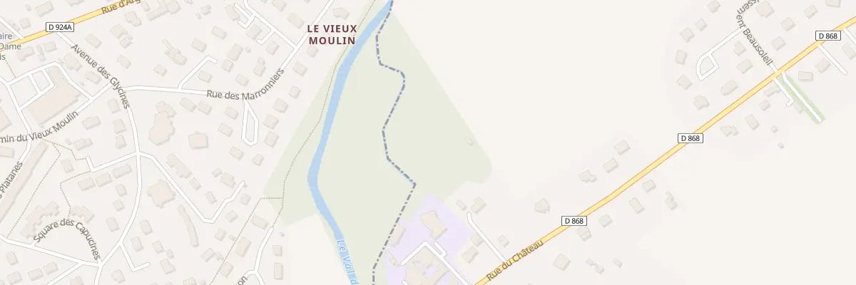 Plan du 14 Rue du Chateau à Pointel