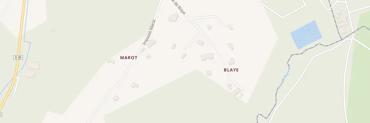 Plan du 5 Che de Blaye à Saint-Genès-de-Lombaud
