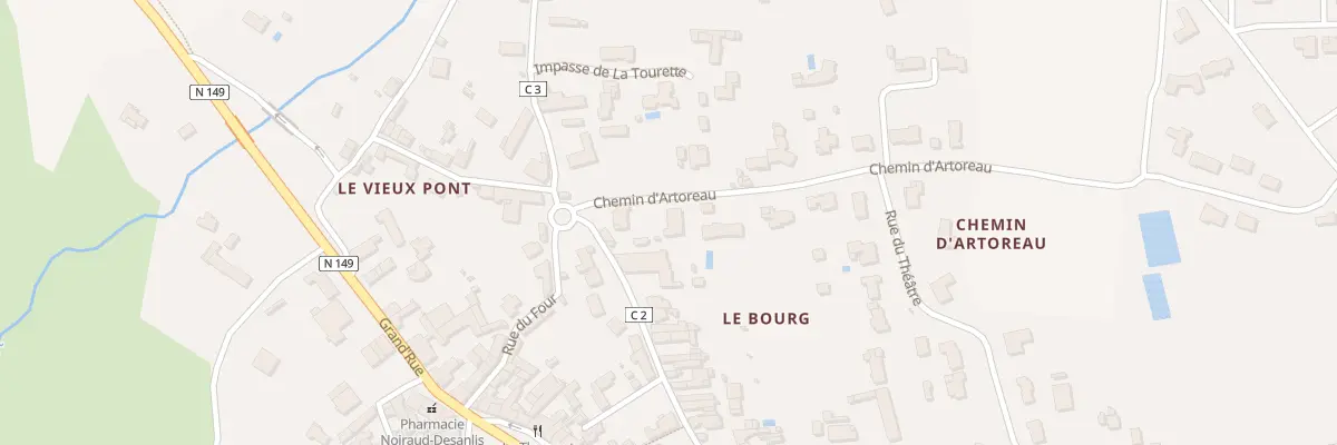 Plan du 4 Che d’Artoreau à Chiché