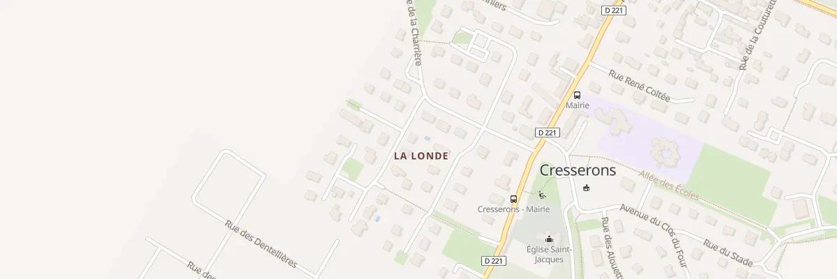 Plan du 3 Rue des Lys à Cresserons