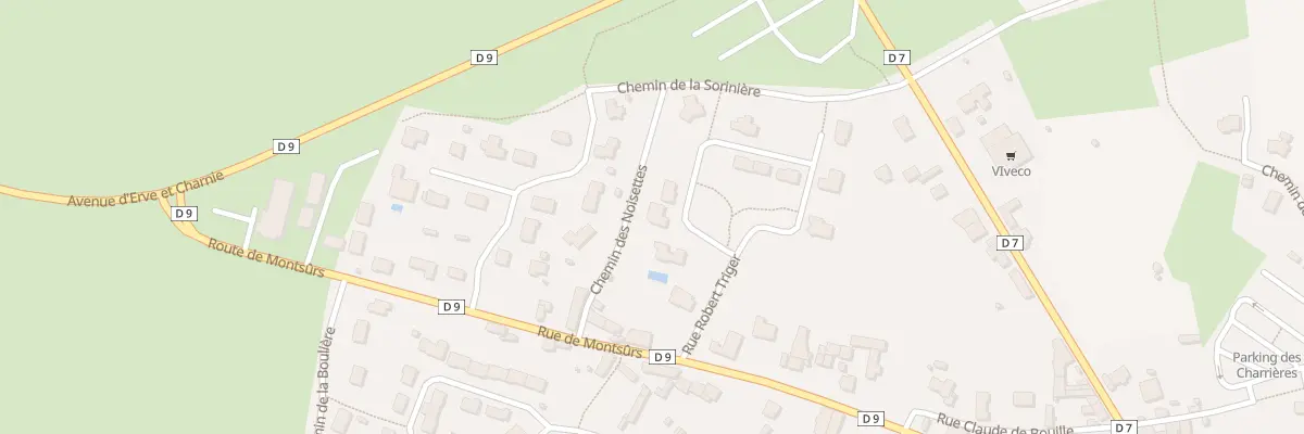 Plan du 3 Rue Robert Triger à Sainte-Suzanne-et-Chammes