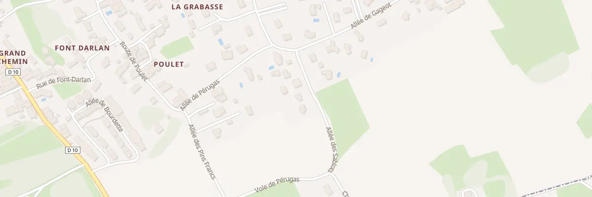 Plan du 22 All des Sablots à Paillet