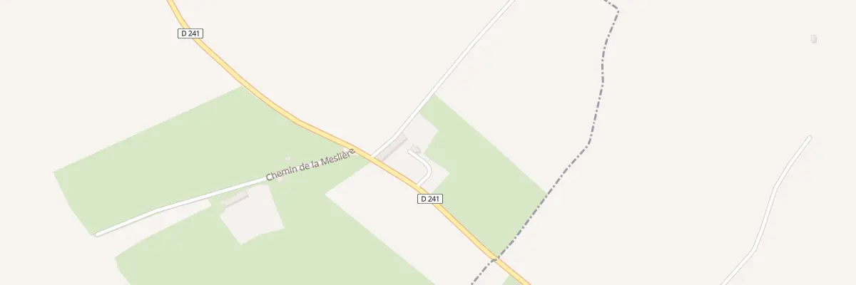 Plan du 2 Rte de la Meslière à Pierrefitte-en-Cinglais