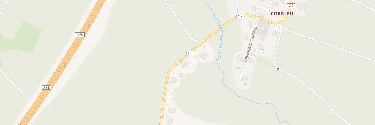 Plan du 1386 Rte de Corbleu à Pouydesseaux