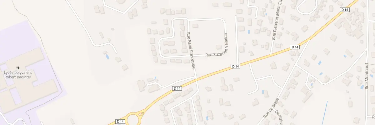 Plan du 1 Rue Rosa Bonheur à Créon