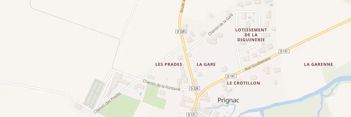 Plan du 19 Rue de Courcerac à Prignac
