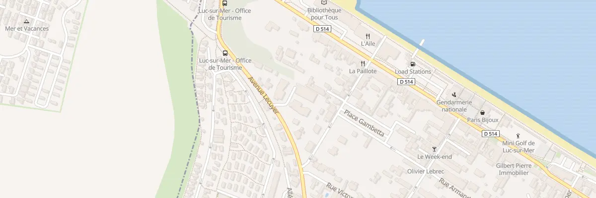 Plan du 9 Av Lecuyer à Luc-sur-Mer