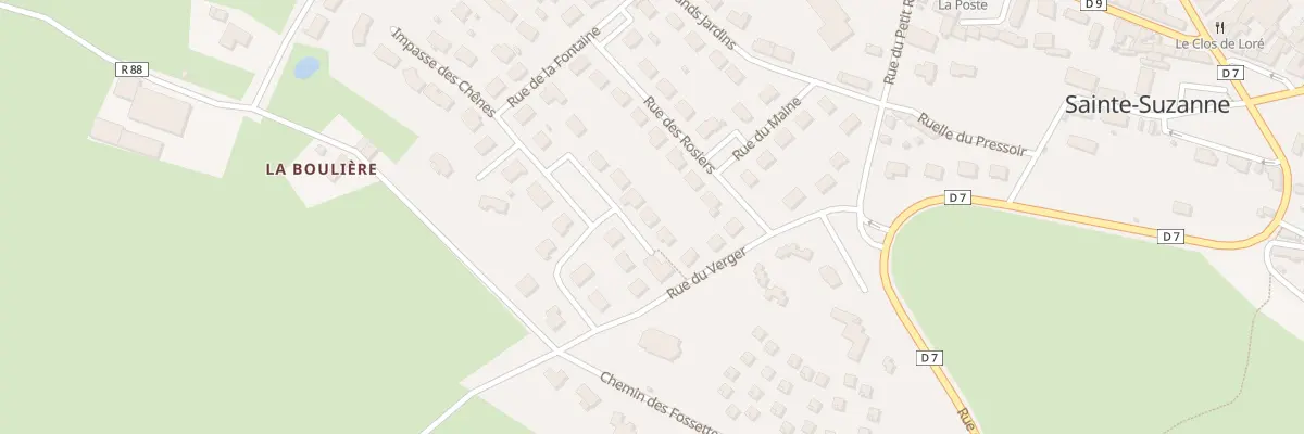 Plan du 4 Imp des Alouettes à Sainte-Suzanne-et-Chammes