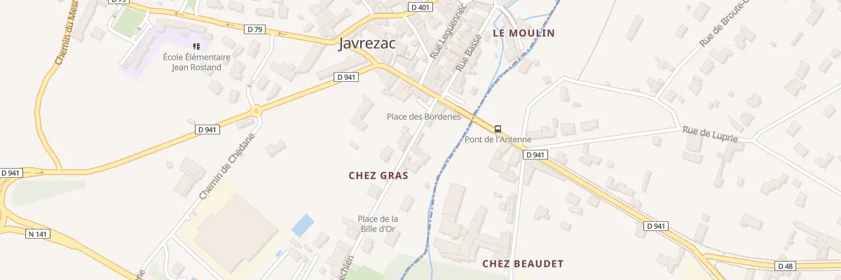 Plan du 3 Rue de Gâtechien à Javrezac