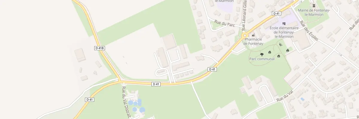 Plan du 40 Rue de la République à Fontenay-le-Marmion