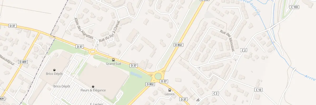 Plan du 5B Rue de la Garenne à Mazères-Lezons