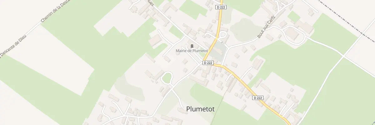 Plan du 4 Vc Bout Basset à Plumetot