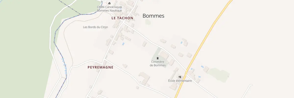 Plan du 15 Le Tachon à Bommes