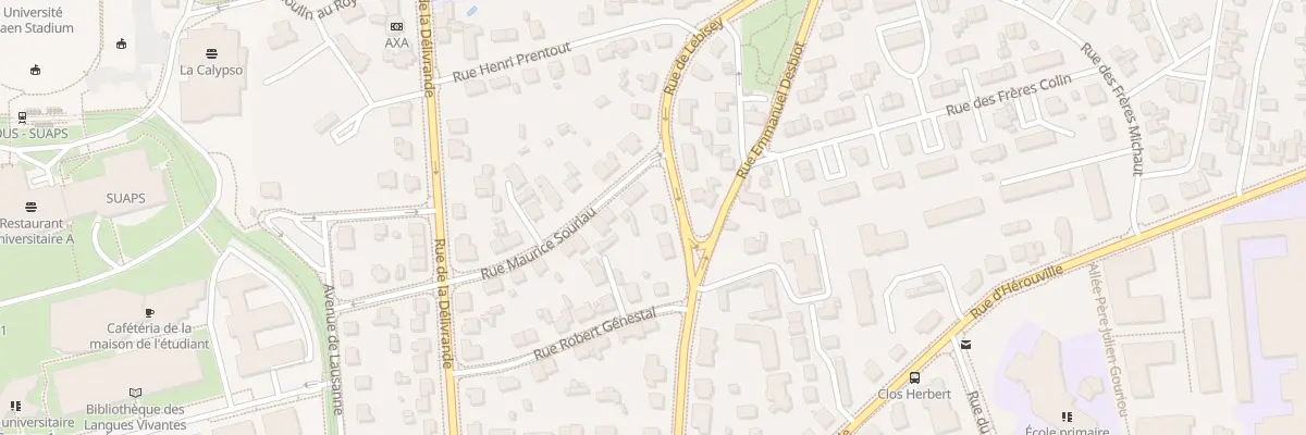 Plan du 39 Rue de Lebisey à Caen