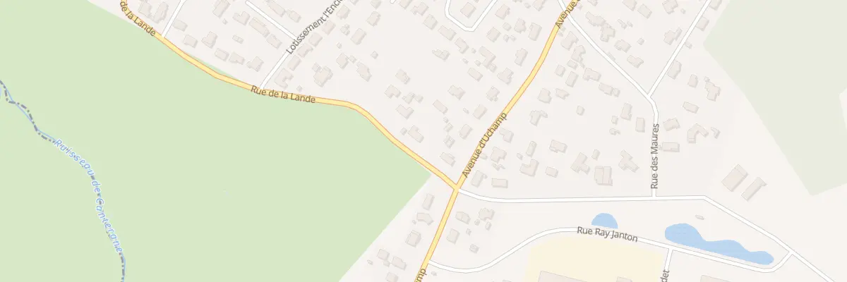 Plan du 278 Rue de la Lande à Izon