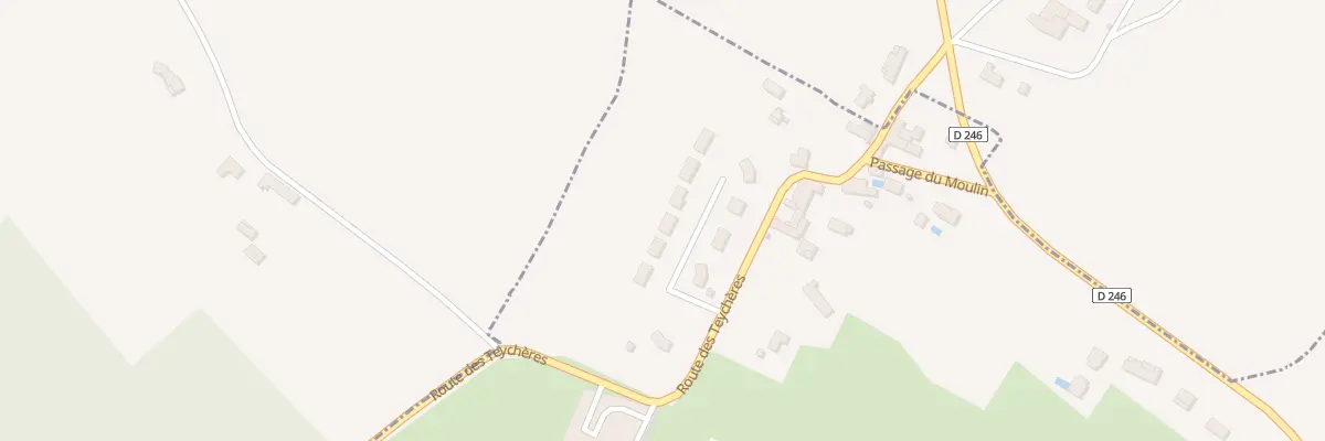 Plan du 3 Brandet à Vérac