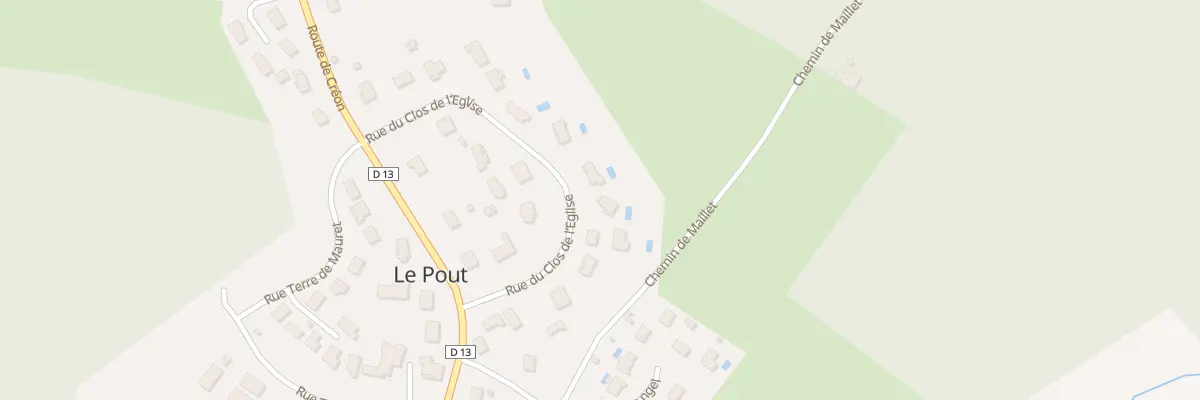 Plan du 9 Lot Le Clos de l’Eglise au Pout
