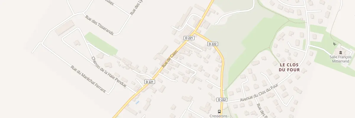 Plan du 45 Rue de Caen à Cresserons
