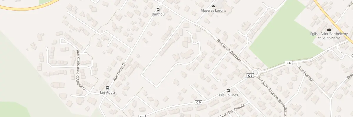 Plan du 4 Rue de Navarre à Mazères-Lezons