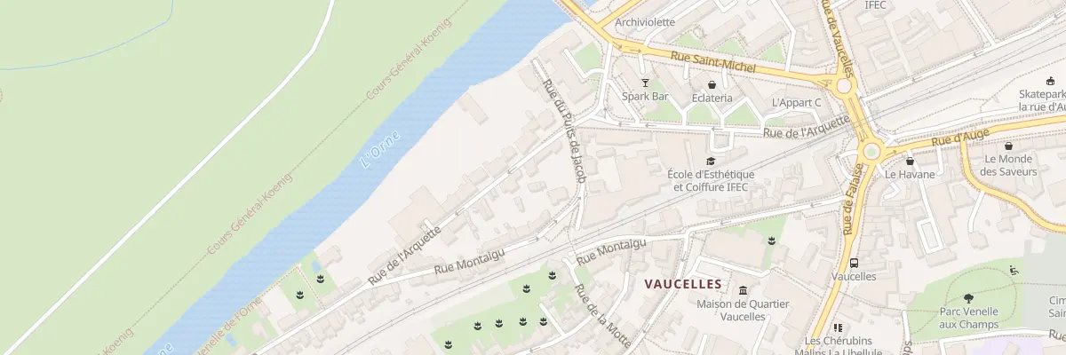 Plan du 21 Rue de l’Arquette à Caen