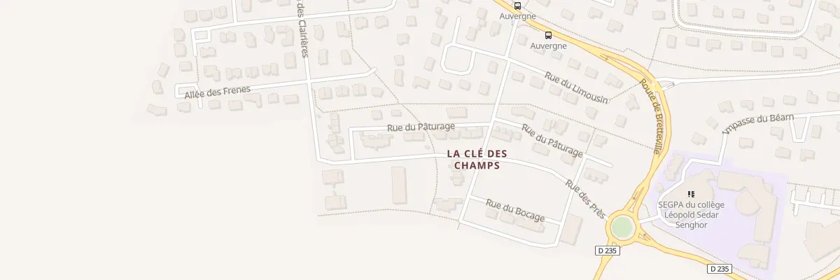 Plan du 7 Rue du Pâturage à Ifs