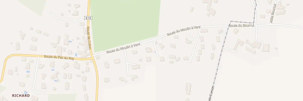 Plan du 9 Che du Moulin à Vent au Pout