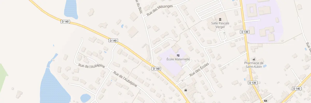 Plan du 2 Imp du Bois à Saint-Aubin-le-Cloud