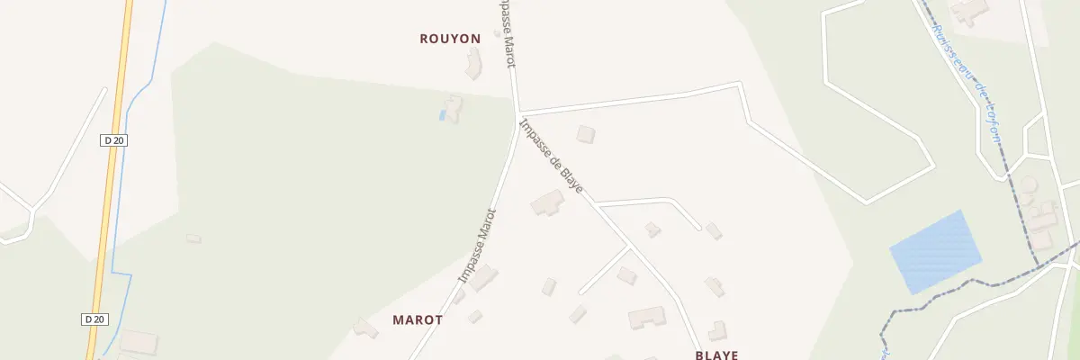 Plan du 5001 Marot à Saint-Genès-de-Lombaud