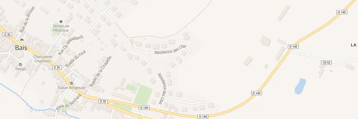 Plan du 16 Res des Lilas à Bais