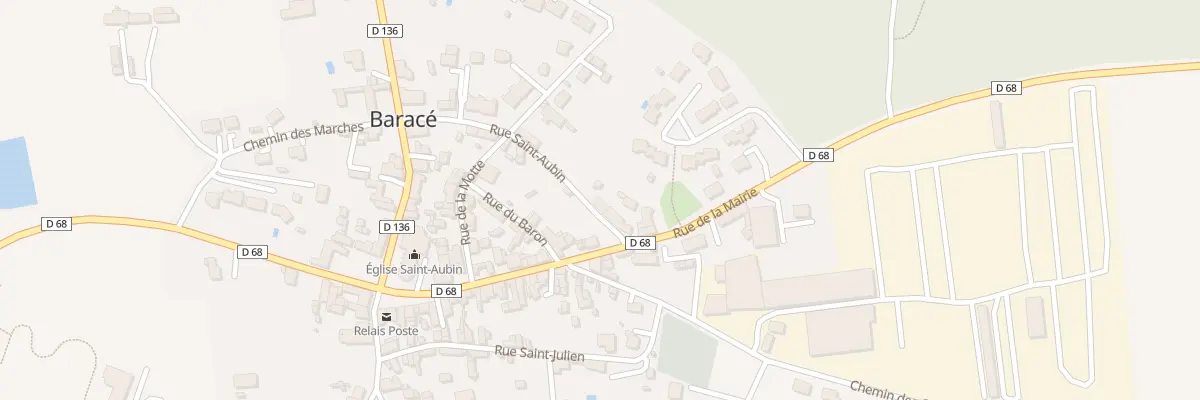 Plan du 4 Rue St Aubin à Baracé