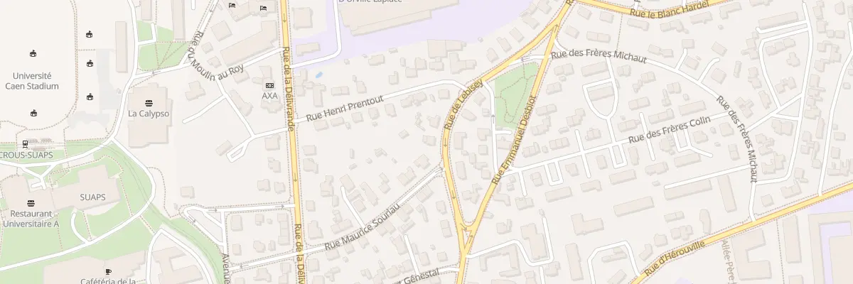 Plan du 43 Rue de Lebisey à Caen