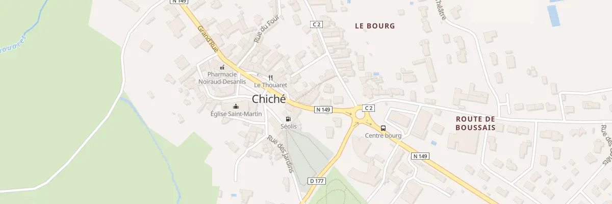 Plan du 45 Rue Grand à Chiché