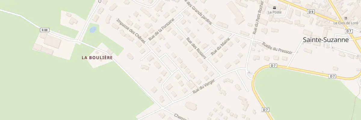 Plan du 8 Imp des Alouettes à Sainte-Suzanne-et-Chammes
