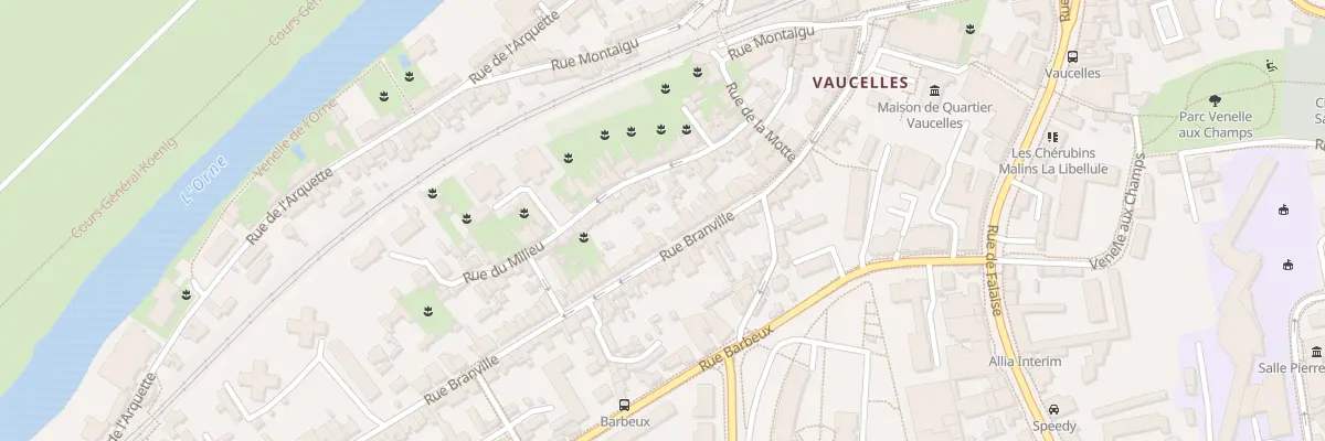 Plan du 46 Rue Branville à Caen