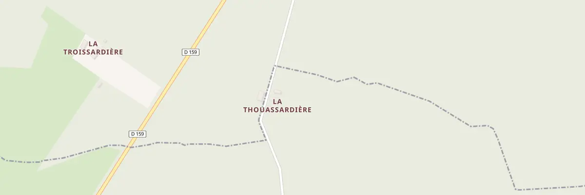 Plan du 5058 La Thoussardiere à Pincé