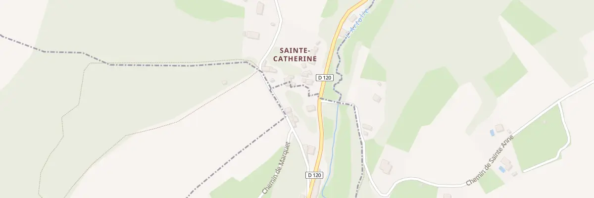 Plan du 49 Rte de Ste Catherine à Paillet