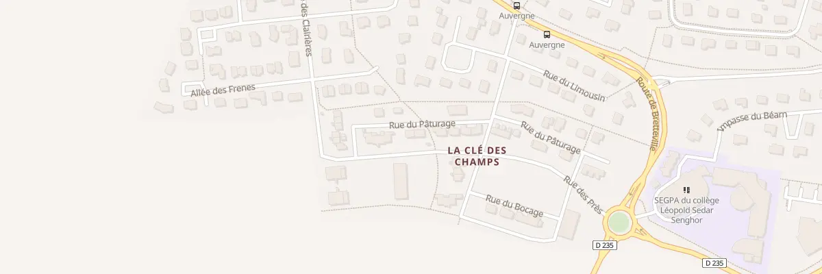 Plan du 5 Rue du Pâturage à Ifs