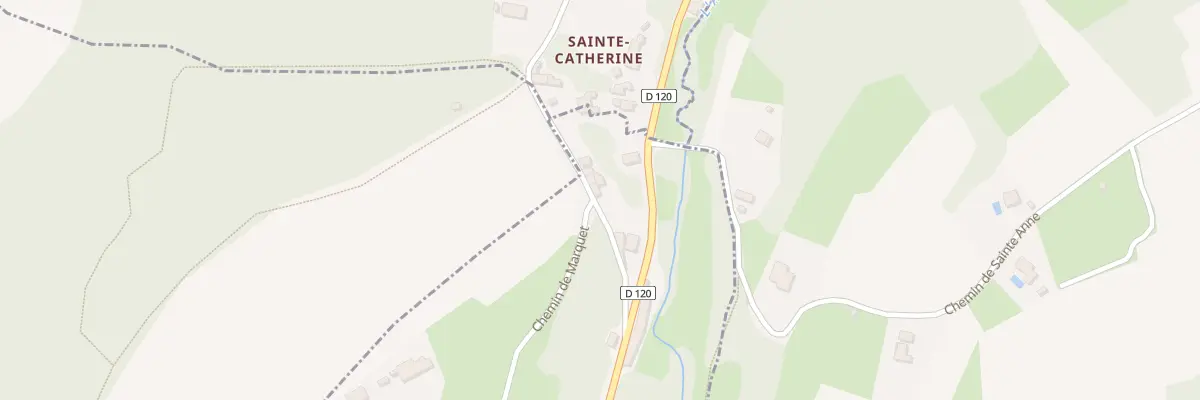 Plan du 5 All des Trois Cornes à Paillet