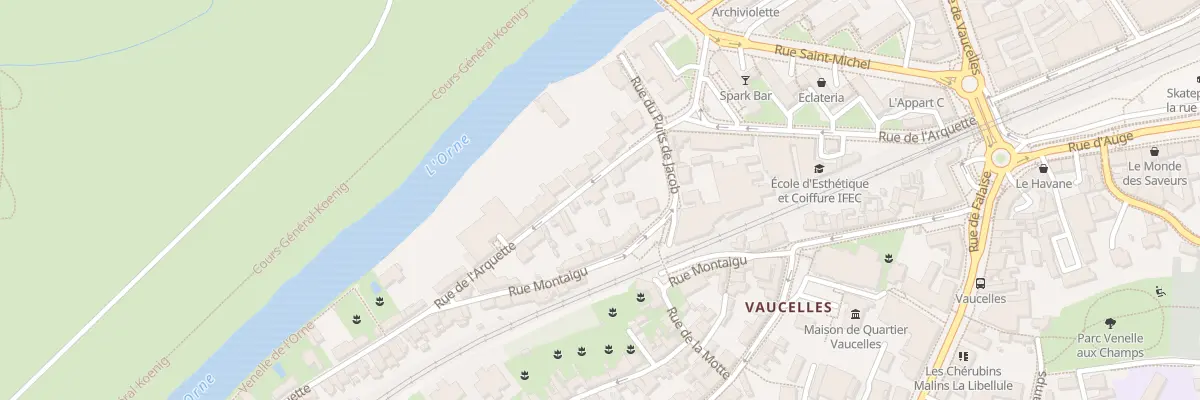 Plan du 23 Rue de l’Arquette à Caen