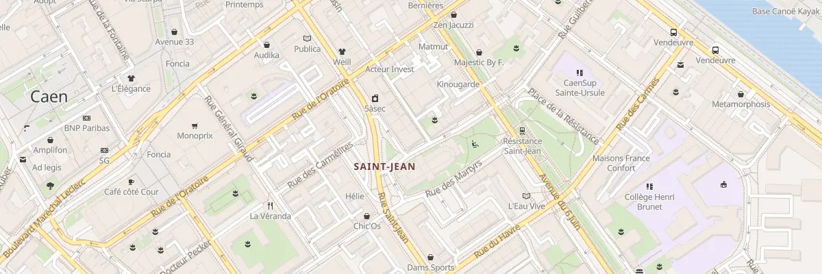 Plan du 5 Rue des Equipes d’Urgence à Caen